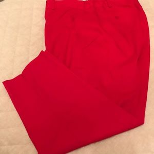 Talbot red capri pants